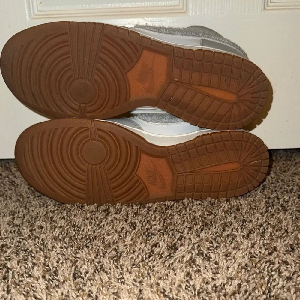 Nike Gray High-Top Athletic Shoes - Picture 12 of 13